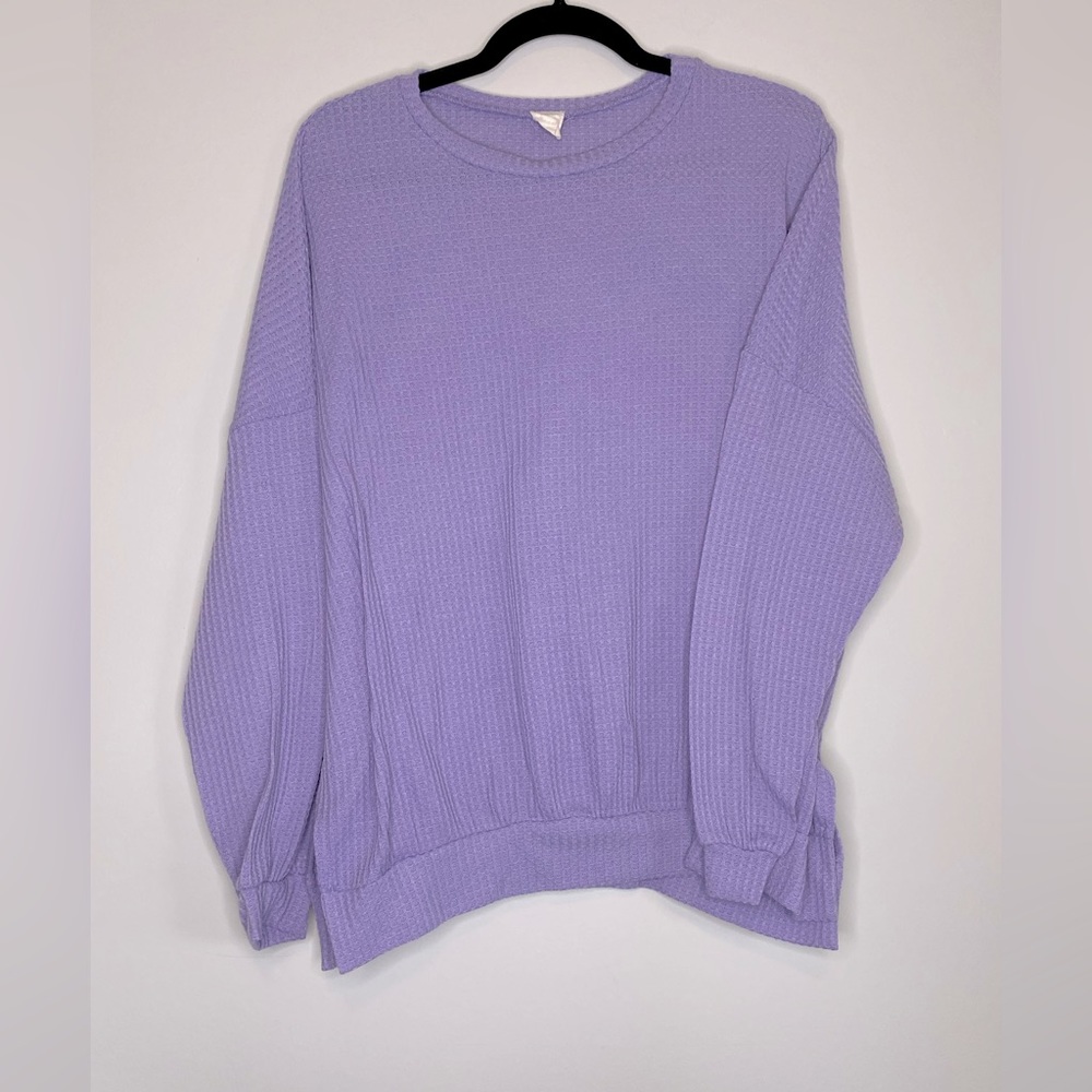 Jennaration Boutique Waffle Knit Pullover M